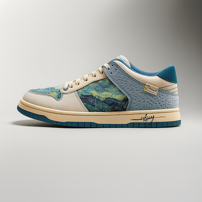 Van Gogh “Starry Night” Inspired Trainers