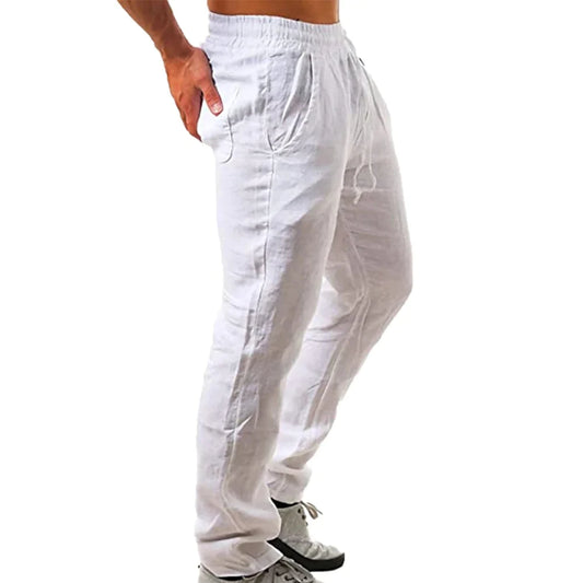 The Avery Linen Trouser