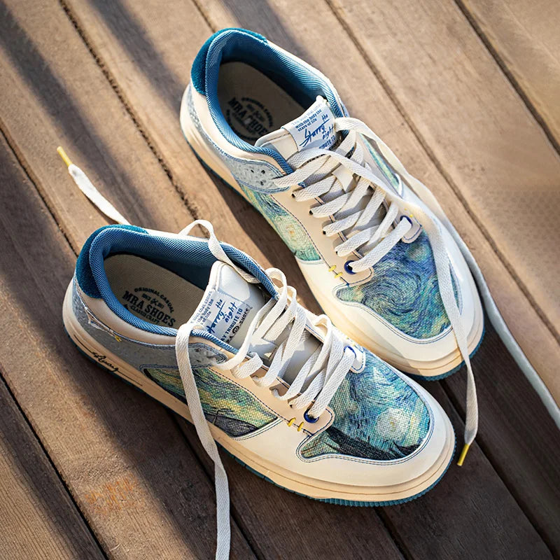 Van Gogh “Starry Night” Inspired Trainers